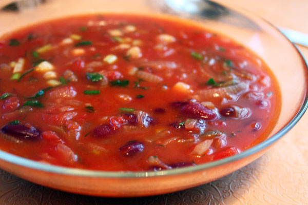Суп для худеющих томатный